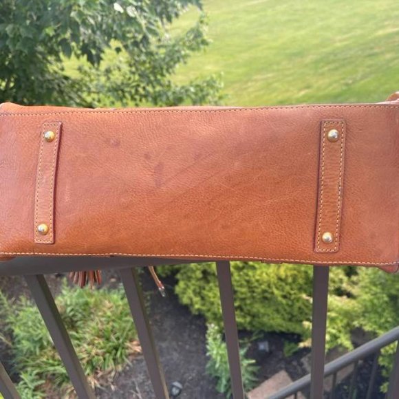 Dooney and Bourke Florentine Domed Buckle Satchel - Natural - Picture 3 of 16